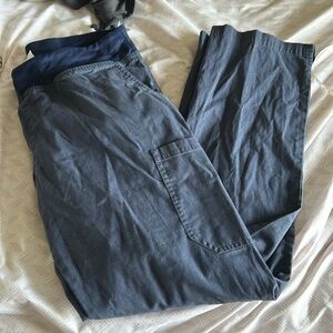 Butter Soft Blue Scrubs Pants - Medium